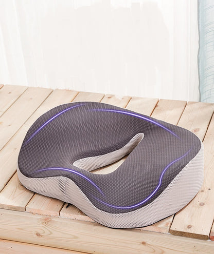 office Chair Cushion for Sciatica, Coccyx Cushion, Ergonomic Memory Foam Seat Cushion for Car, Home, Pressure Relief Pad for Hip, Tailbone, All Day Comfort