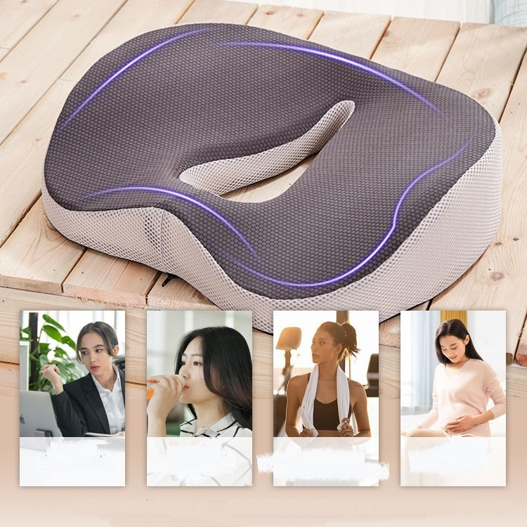 office Chair Cushion for Sciatica, Coccyx Cushion, Ergonomic Memory Foam Seat Cushion for Car, Home, Pressure Relief Pad for Hip, Tailbone, All Day Comfort