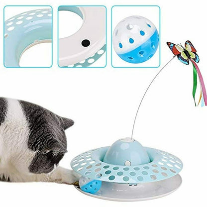 Automatic Electric Rotating Butterfly & Ball Toy