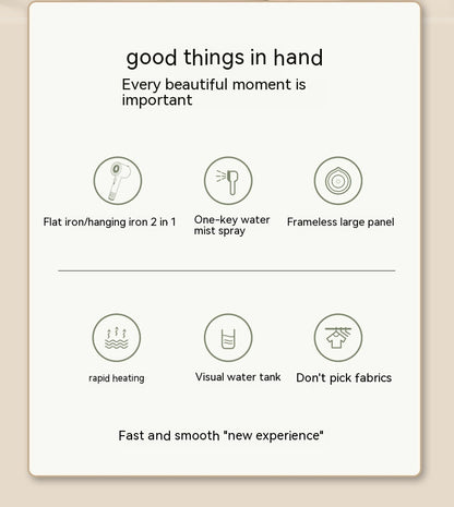 Mini Portable Handheld Garment Steamer Fabric Steam Iron For Clothes Travel Home Appliances Vertical US Plug Ironing Machine