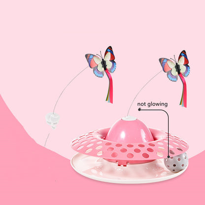 Automatic Electric Rotating Butterfly & Ball Toy