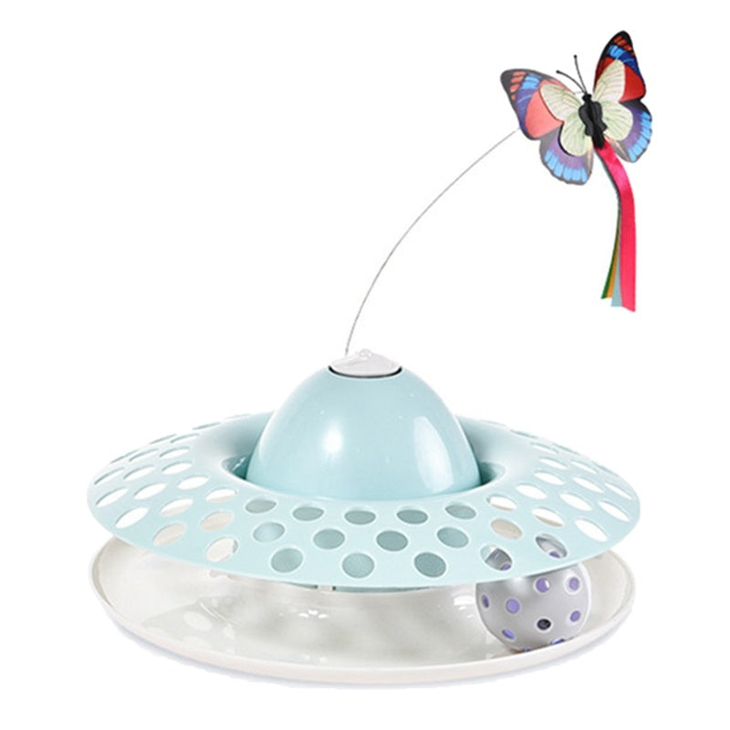 Automatic Electric Rotating Butterfly & Ball Toy