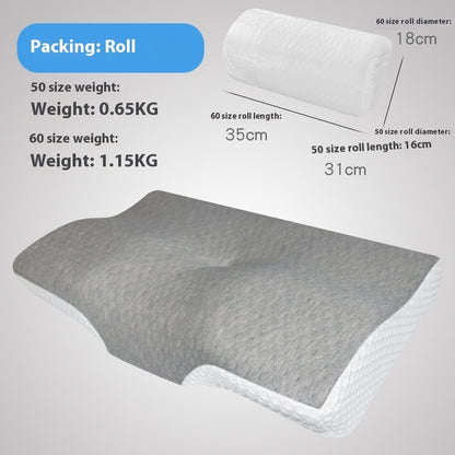 Memory Pillow Butterfly Cervical Support Slow Rebound