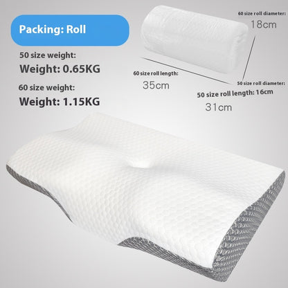 Memory Pillow Butterfly Cervical Support Slow Rebound