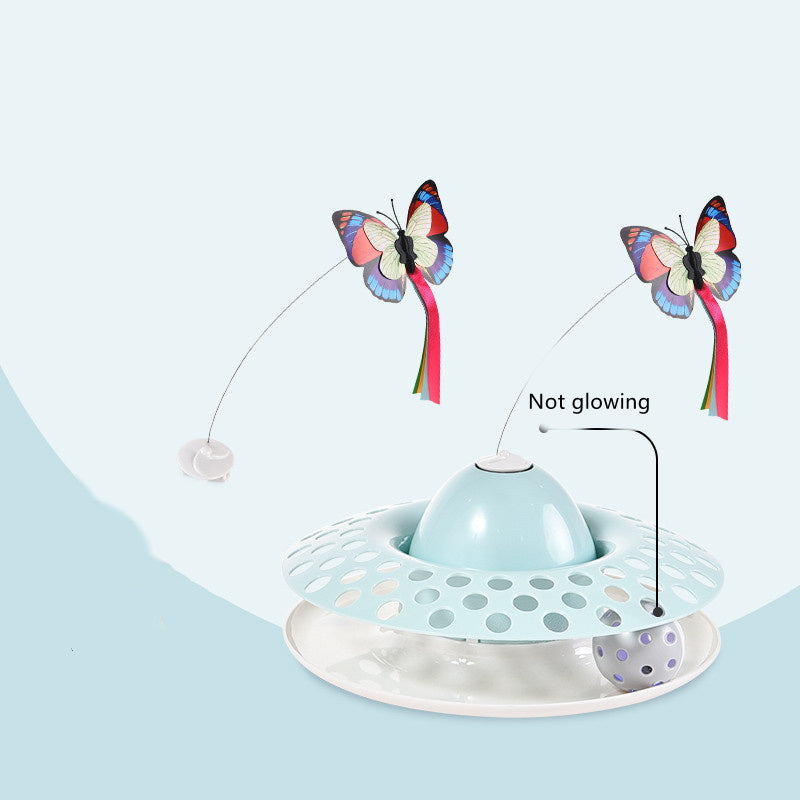 Automatic Electric Rotating Butterfly & Ball Toy