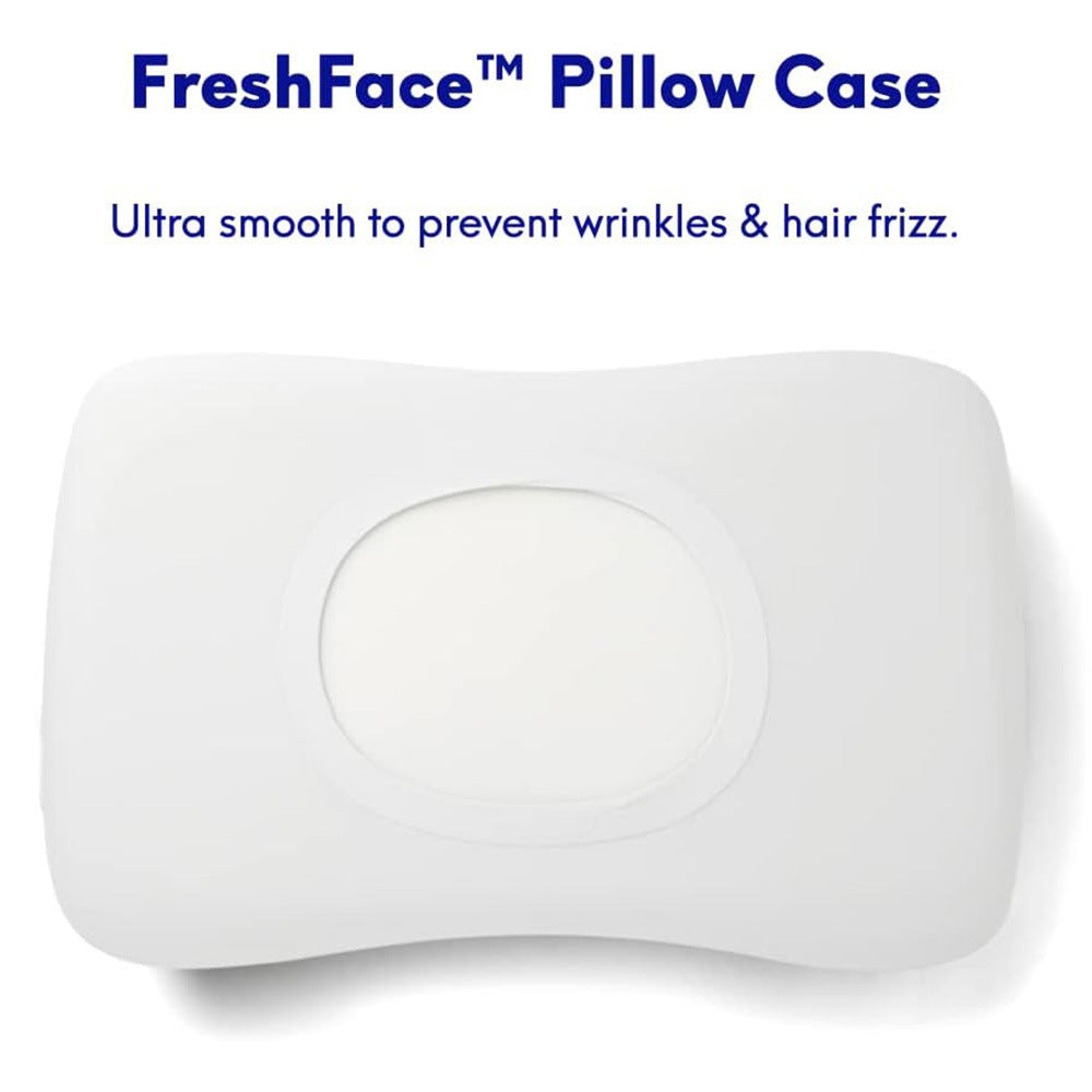 Deep Sleep Pillow, Design for Side & Back Sleepers, Orthopedic Cervical Shape Gently Cradles Head & Provides Neck Support & Shoulder Pain Relief