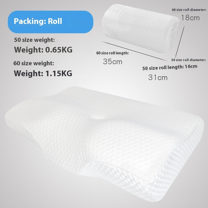 Memory Pillow Butterfly Cervical Support Slow Rebound