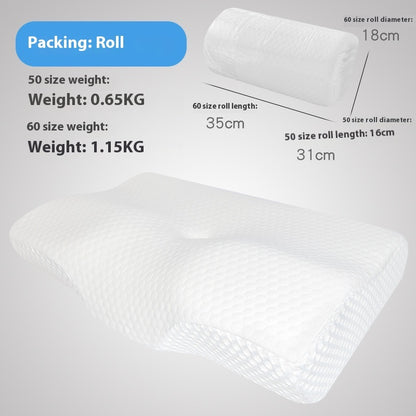 Memory Pillow Butterfly Cervical Support Slow Rebound